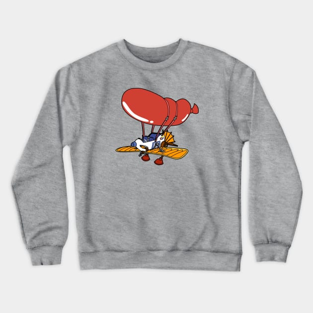 Rescue Rangers Plane Crewneck Sweatshirt by RobotGhost